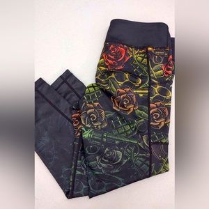 Medium capri athletic leggings